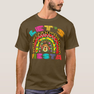 Camiseta Cinco de mayo para Fiesta Aguacate Arcoiris Sombre