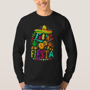 Camiseta Cinco De Mayo Para Hombres Cactus Mexicanos De Gui