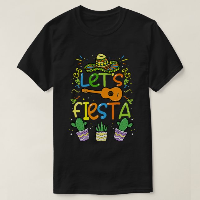 Camiseta Cinco de Mayo para regalo de Fiesta mexicano de Fi (Diseño del anverso)
