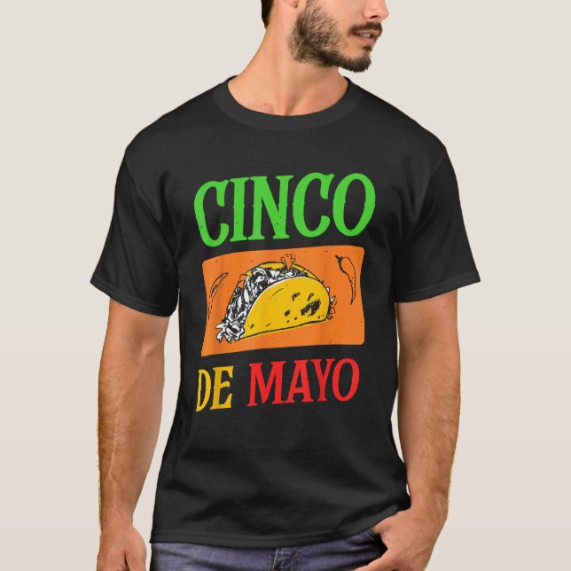 Camiseta Cinco De Mayo Party Mexico Mexican Fiesta (Anverso)