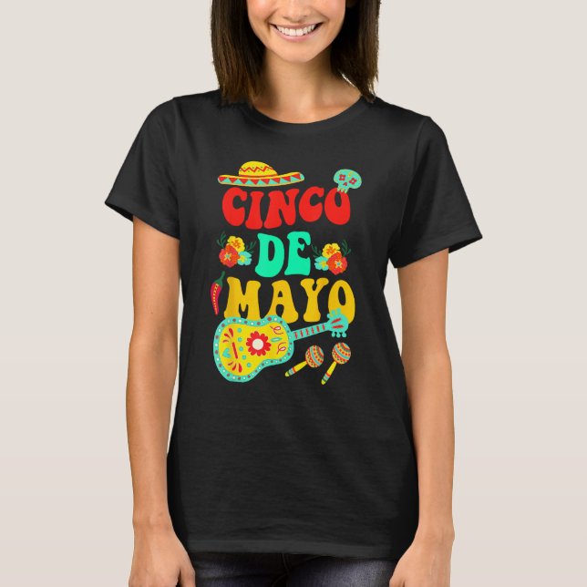 Camiseta Cinco De Mayo Sombrero Mexican Fiesta 5 De for men (Anverso)