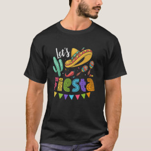 Camiseta Cinco De Mayo Sombrero Mexicano Cactus Vamos Fiest