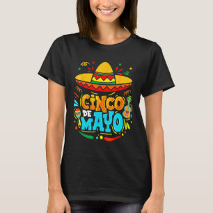 Camiseta Cinco De Mayo Sombrero Mexicano Fiesta Chili Peppe