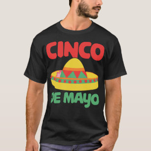 Camiseta Cinco de Mayo Sombrero México