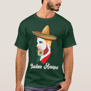 Camiseta Cinco De Mayo T Shalom Amigos Hanuk Judío Meican