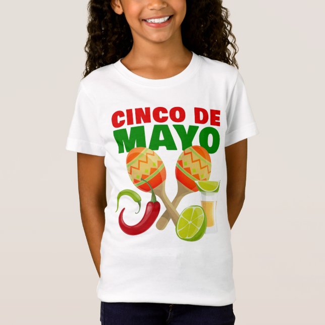 Camiseta Cinco De Mayo T-Shirt (Anverso)