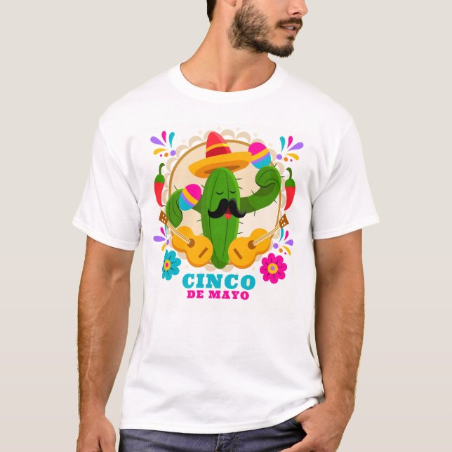 Camiseta Cinco De Mayo T-Shirt (Anverso)