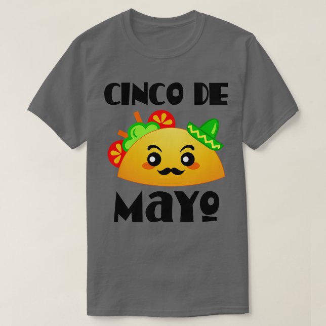 Camiseta Cinco De Mayo Taco (Diseño del anverso)