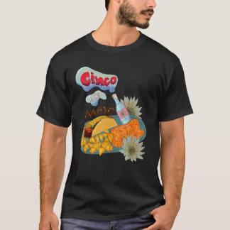 Camiseta Cinco De Mayo Taco & Chips Mexican Food Fiesta Men