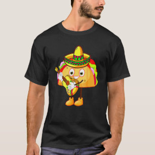 Camiseta Cinco De Mayo Taco México Guitarra Mexicana Fiesta