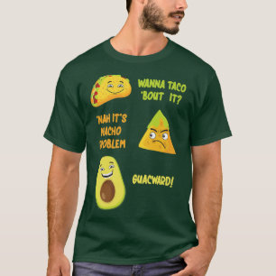 Camiseta Cinco De Mayo Taco Nacho Aguacate Chiste Humor Div