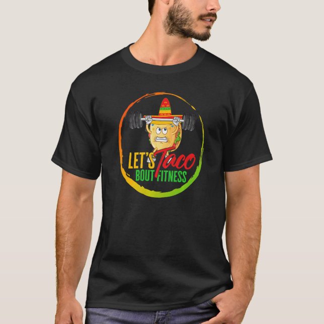 Camiseta Cinco De Mayo Taco sobre Lifti de Peso Fitness (Anverso)