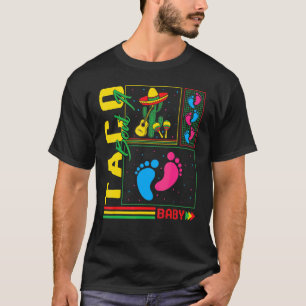Camiseta Cinco De Mayo Taco Sobre Un Pato De Bebé Embarazo