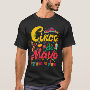 Camiseta Cinco De Mayo Tacos Mexicanos Divertido 5 De Mayo