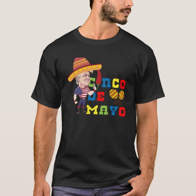 Camiseta Cinco De Mayo Tequila Tacos Cerveza Mexicana Cin F (Anverso)