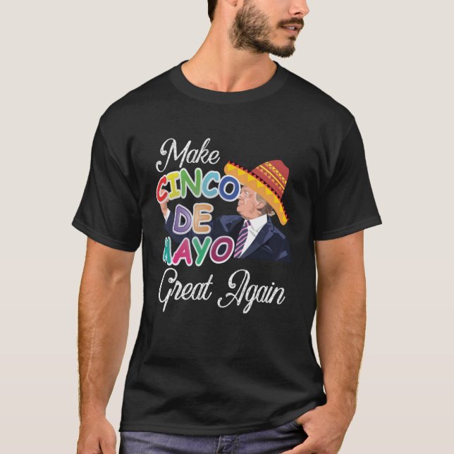Camiseta Cinco De Mayo Tequila Tacos Cerveza Mexicana Cin F (Anverso)