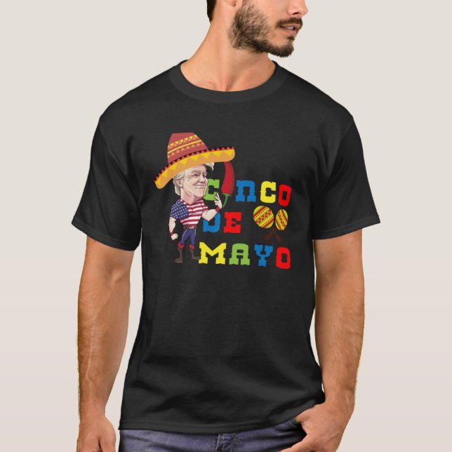 Camiseta Cinco De Mayo Tequila Tacos Mexican Beer Happy Cin (Anverso)
