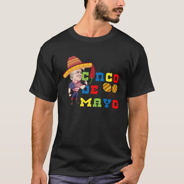 Camiseta Cinco De Mayo Tequila Tacos Mexican Beer Happy Cin (Anverso)