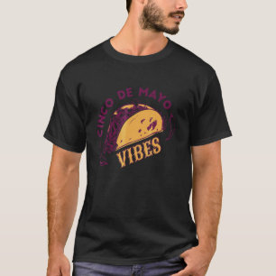 Camiseta Cinco De Mayo Vibes Taco Guay México Retro Vintag