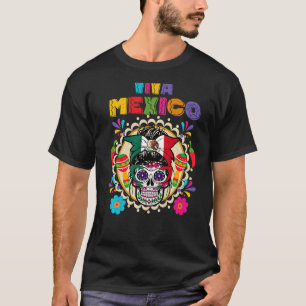 Camiseta Cinco De Mayo Viva México Madre De La Bandera Mexi