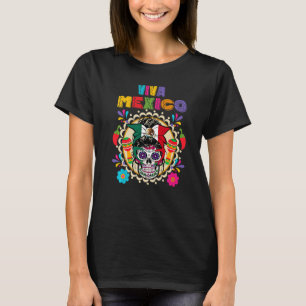 Camiseta Cinco De Mayo Viva México Madre De La Bandera Mexi