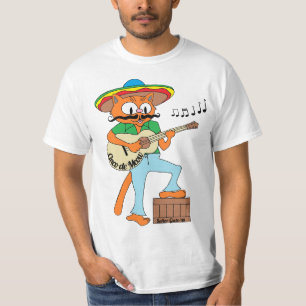 Camiseta "Cinco de Meow" Cinco de Mayo Gato de Dibujos Anim