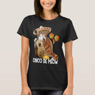 Camiseta Cinco De Meow Disfraz de gato de Cinco De Mayo