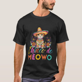 Camiseta CINCO DE MEOWO Gracioso gato Cinco De Mayo