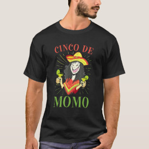 Camiseta Cinco De Momo bebiendo feliz Cinco De Mayo
