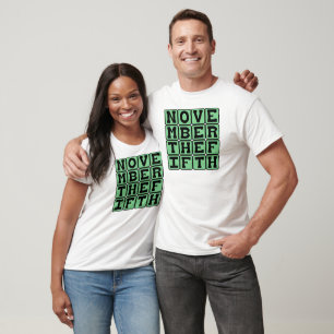 Camiseta Cinco de noviembre, Día de Guy Fawkes