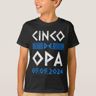 Camiseta Cinco De Opa Funny Cinco De Mayo Ea Griega Ortodox