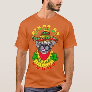 Camiseta Cinco de perros graciosos para Cinco de Mayo pro