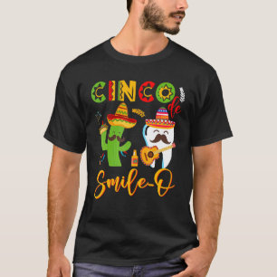 Camiseta Cinco De Sonrisa O Diente De Guitarra Funny Tacos