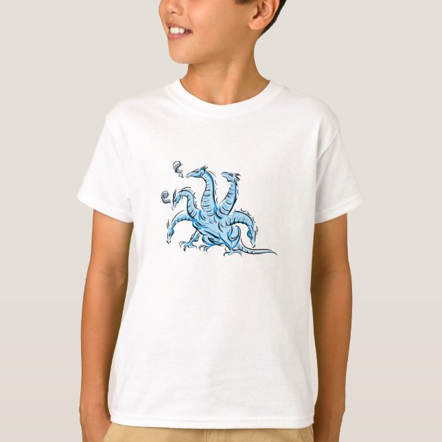 Camiseta Cinco dirigieron el dragón (Anverso)