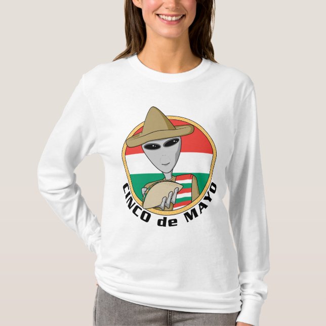 Camiseta Cinco divertido de Mayo (Anverso)