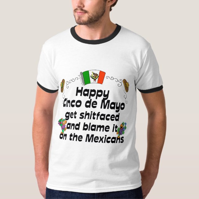 Camiseta Cinco divertido de Mayo (Anverso)