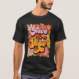 Camiseta Cinco es una Vibe 5º cumpleaños 5 cinco años