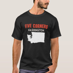 Camiseta Cinco esquinas Washington Estados Unidos Estados U