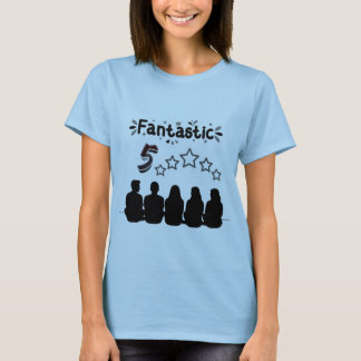 Camiseta Cinco fantásticos Amigos de la Familia