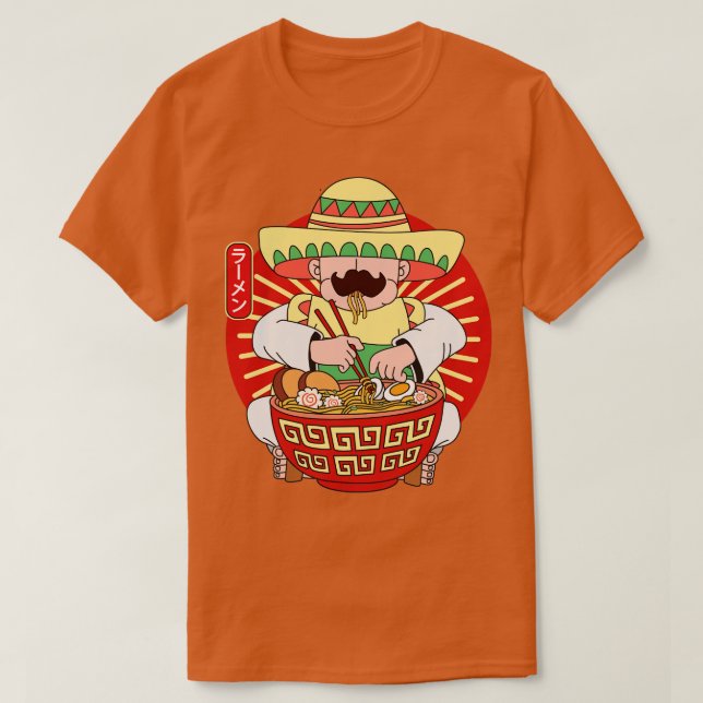 Camiseta Cinco fideos de Mayo Ramen (Diseño del anverso)