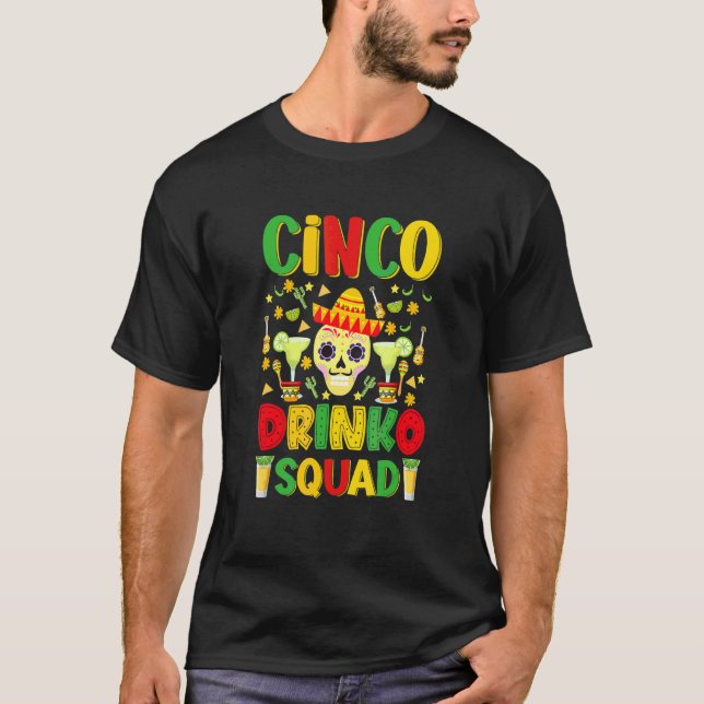 Camiseta Cinco Fiestas de dragón Fiesta Cinco De (Anverso)