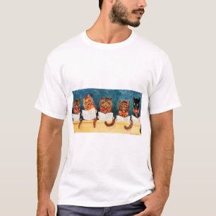Camiseta Cinco gatos cantantes, Louis Wain