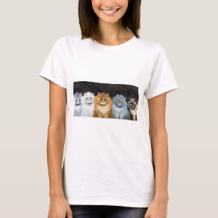 Camiseta Cinco gatos, Louis Wain