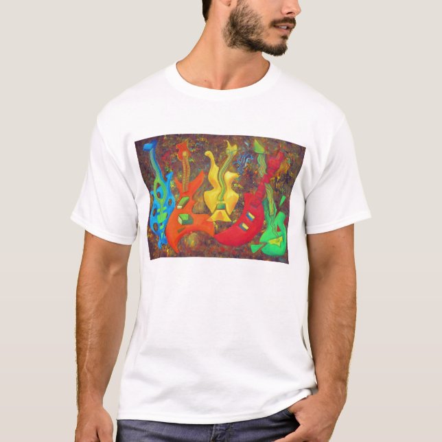CAMISETA CINCO GUITARRAS (Anverso)