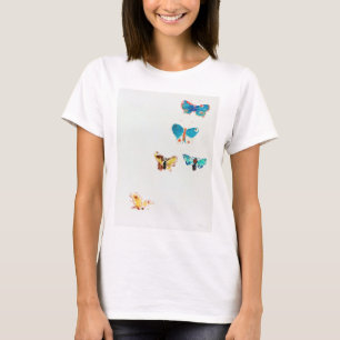 Camiseta Cinco mariposas, Redon