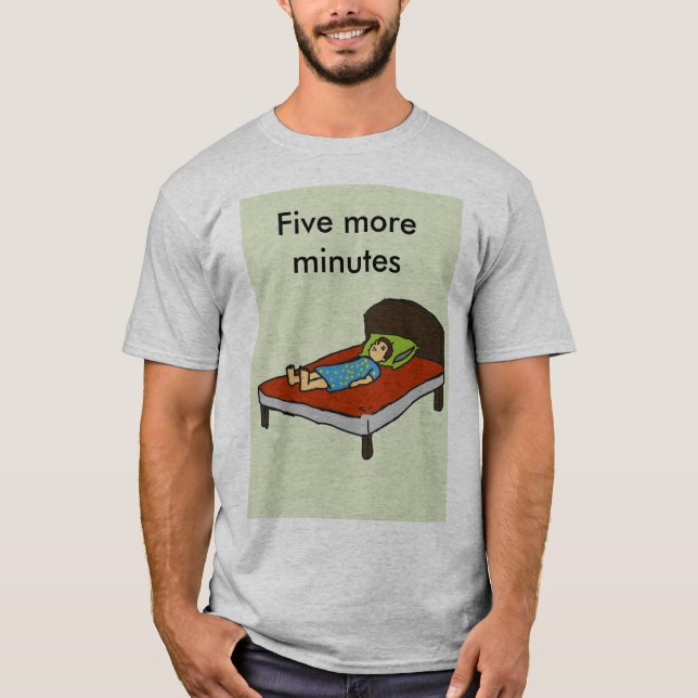 Camiseta Cinco más minutos (Anverso)