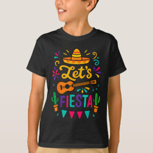 Camiseta Cinco Mayo Vamos Fiesta Niña Niño Mexicano Fu