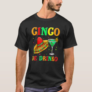 Camiseta Cinco mujeres de la Fiesta de Drinko Sombrero Tequ
