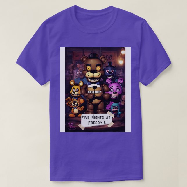 Camiseta Cinco noches en Freddys (Diseño del anverso)