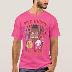 Camiseta Cinco Noches En Freddys Pizzeria MultiCharacter
